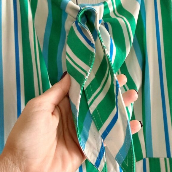 a new day Green and White Striped Jumpsuit - Picture 2 of 8